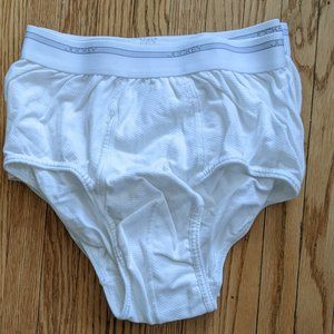 Jockey Mens White Briefs Size S 4 Pairs